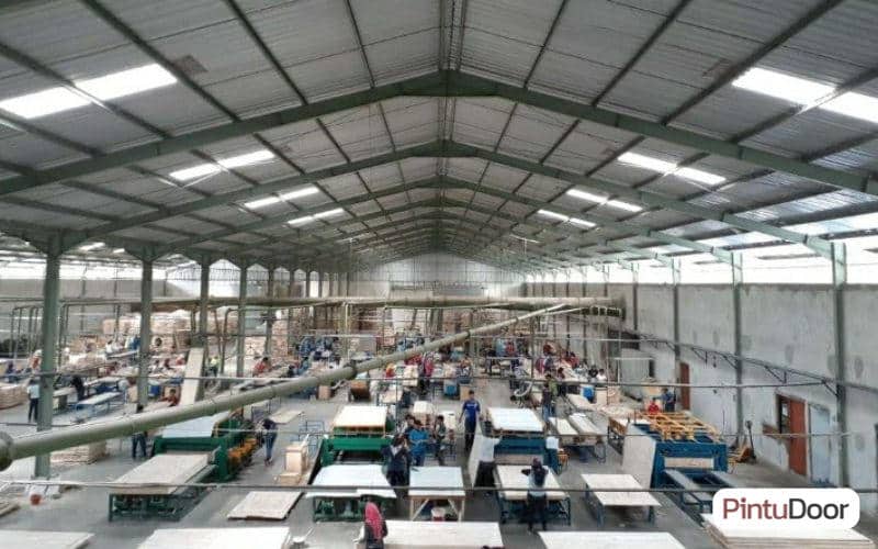 wood factory in Indonesia