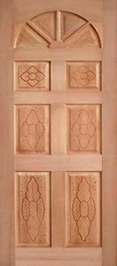 Carolina 6P Carving Somalia Djibouti Kenya wood Door alwaax albaab