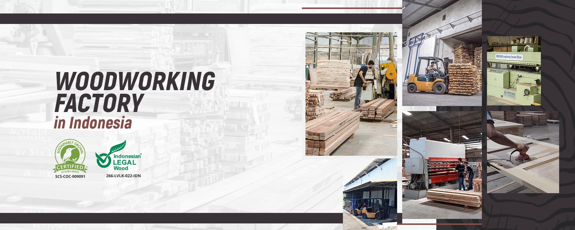 Indonesia woodworking factory, wood door